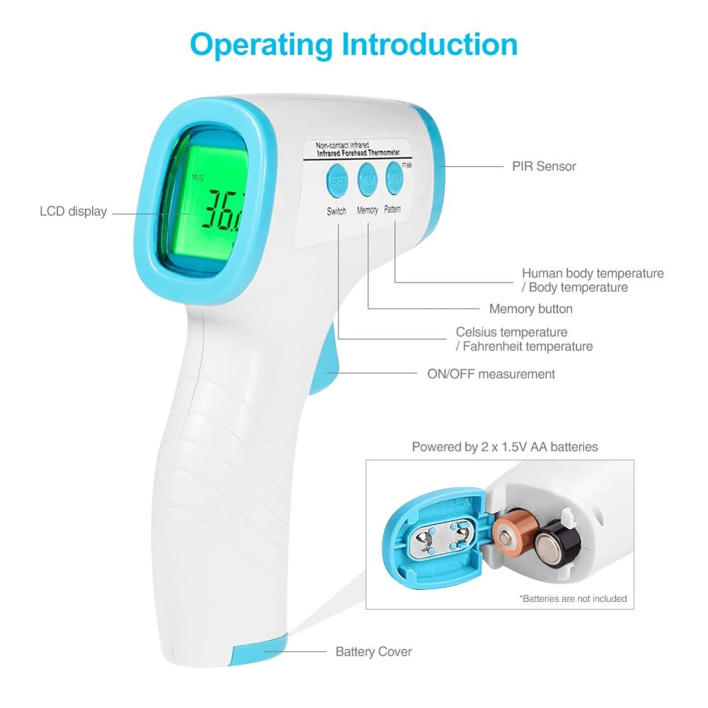 Infrared-Non-Contact-Forehead-Digital-Thermometer-FT-888-2