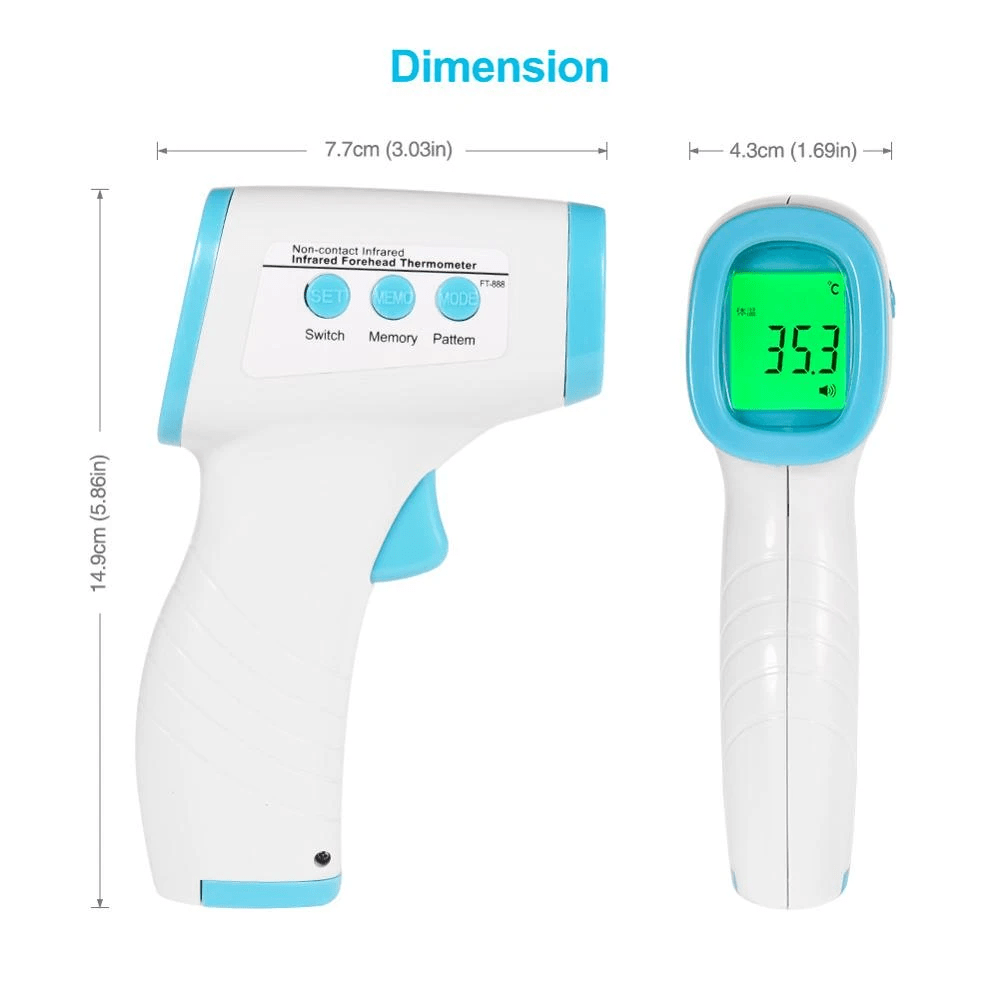 Infrared-Non-Contact-Forehead-Digital-Thermometer-FT-888-3